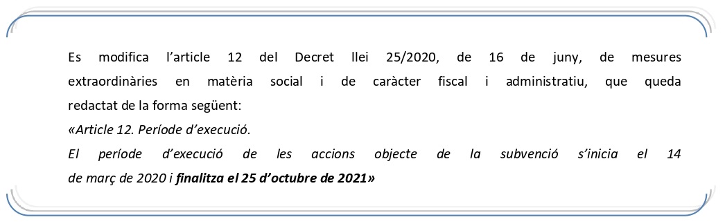 3. modificació del decret llei 25_2020