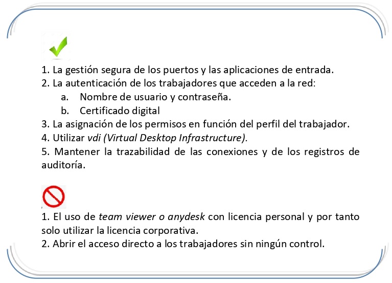 RECURSOS VINCULADOS AL TELETRABAJO