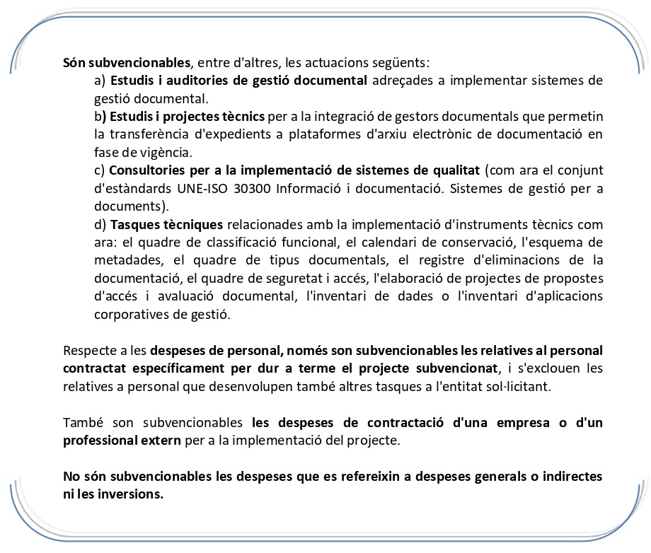 Actuacions subvencionables 6