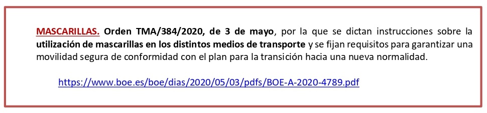 BOE, domingo 3 de mayo.