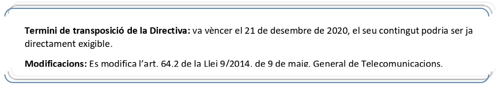 Comunicacions electroniques