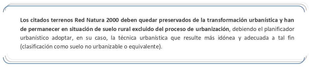 El reconocimiento de un alto valor ecologico