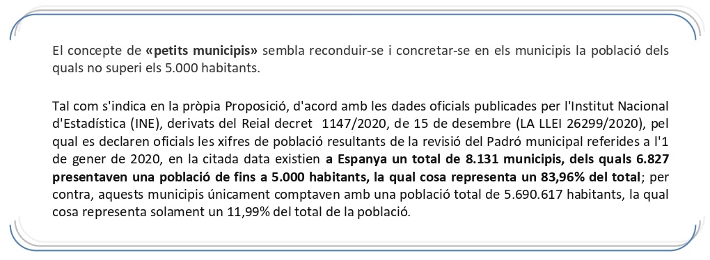 Els petits municipis