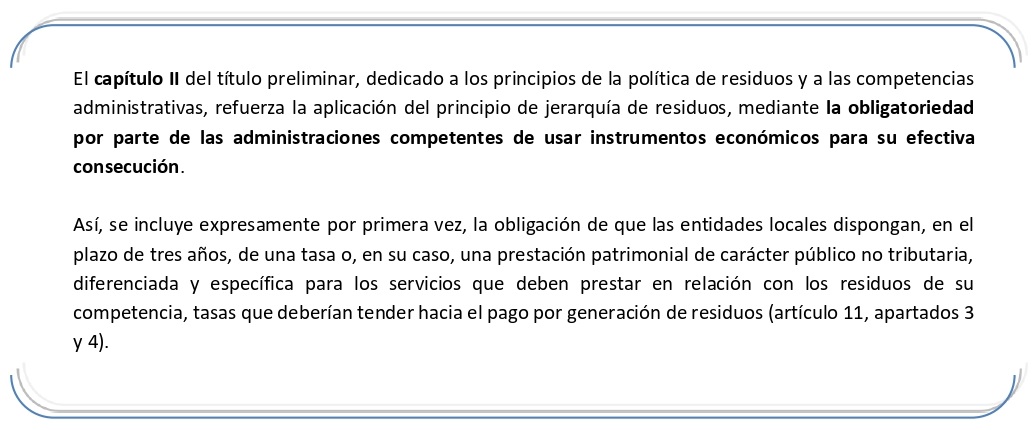 Gestion de residuos de competencias locales