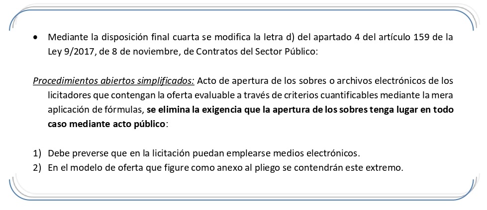 Medidas contratación pública.