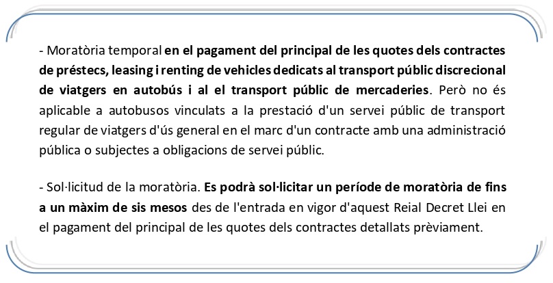 Mesures en l'àmbit del transport ferroviari