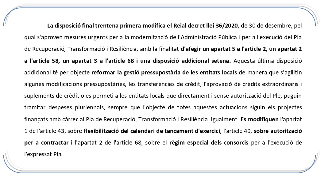 Modificació RD 36.20