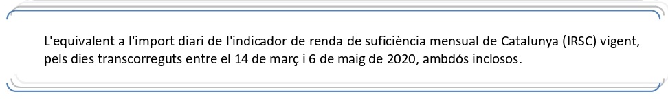 Quantia de la prestació.