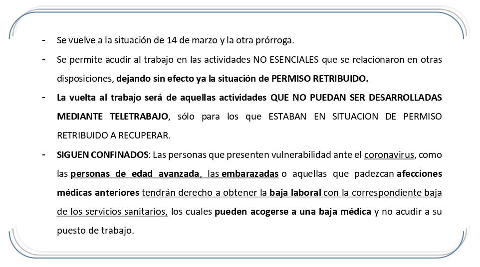 REAL DECRETO 487.2020 de prórroga del Estado de Alarma hasta el día 26 de abril