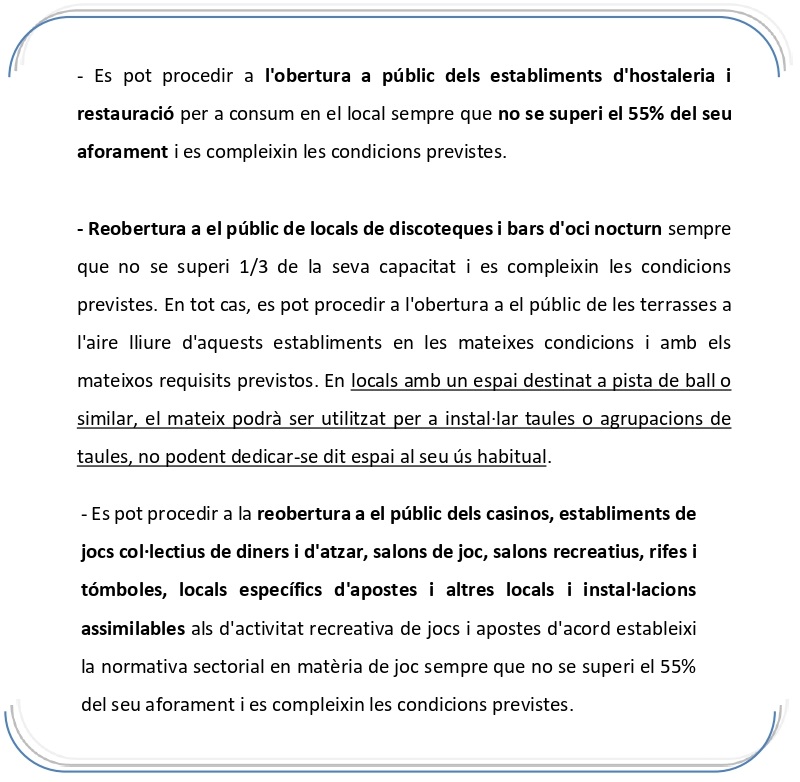 Restriccions Fase 3