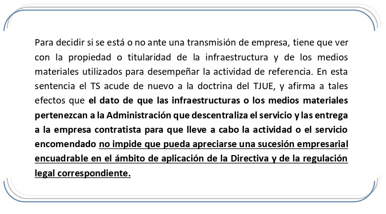 Sobre la titularidad de las infraestructuras.