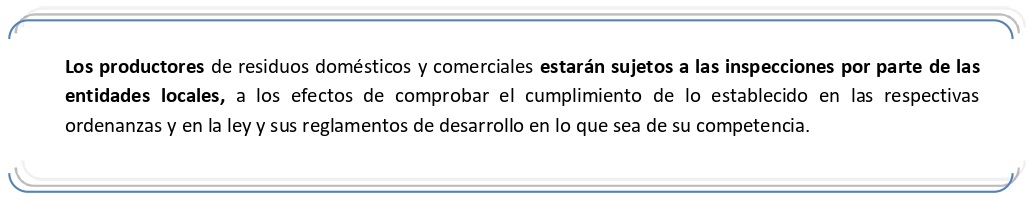 Vigilancia, gestión y potestad sancionadora entidades locales